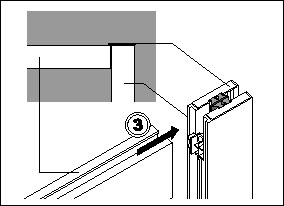 Окончательная сборка створки, шаг 1