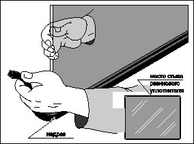 Окончательная сборка створки, шаг 3