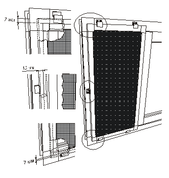 Выбор размеров створки противомоскитной сетки